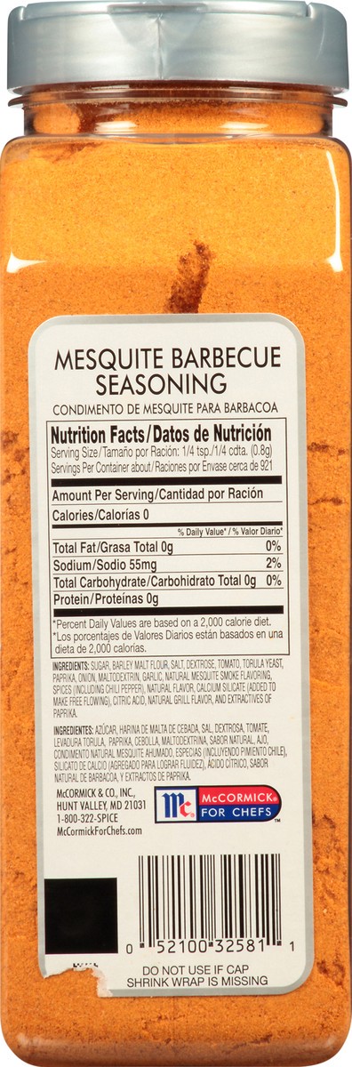 slide 8 of 14, McCormick CULINARY Mesquite Barbecue Seasoning, 26 oz, 26 oz