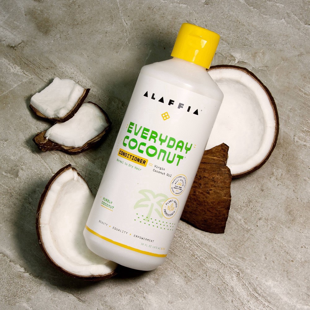 slide 6 of 9, Alaffia Everyday Coconut Purely Coconut Conditioner - 16 fl oz, 16 fl oz