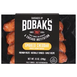 Bobak's Smoked Cheddar Sausage 12 oz