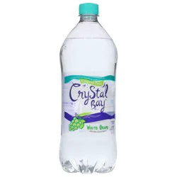 Crystal Bay Calorie Free White Grape Sparkling Water Beverage - 33.8 fl oz