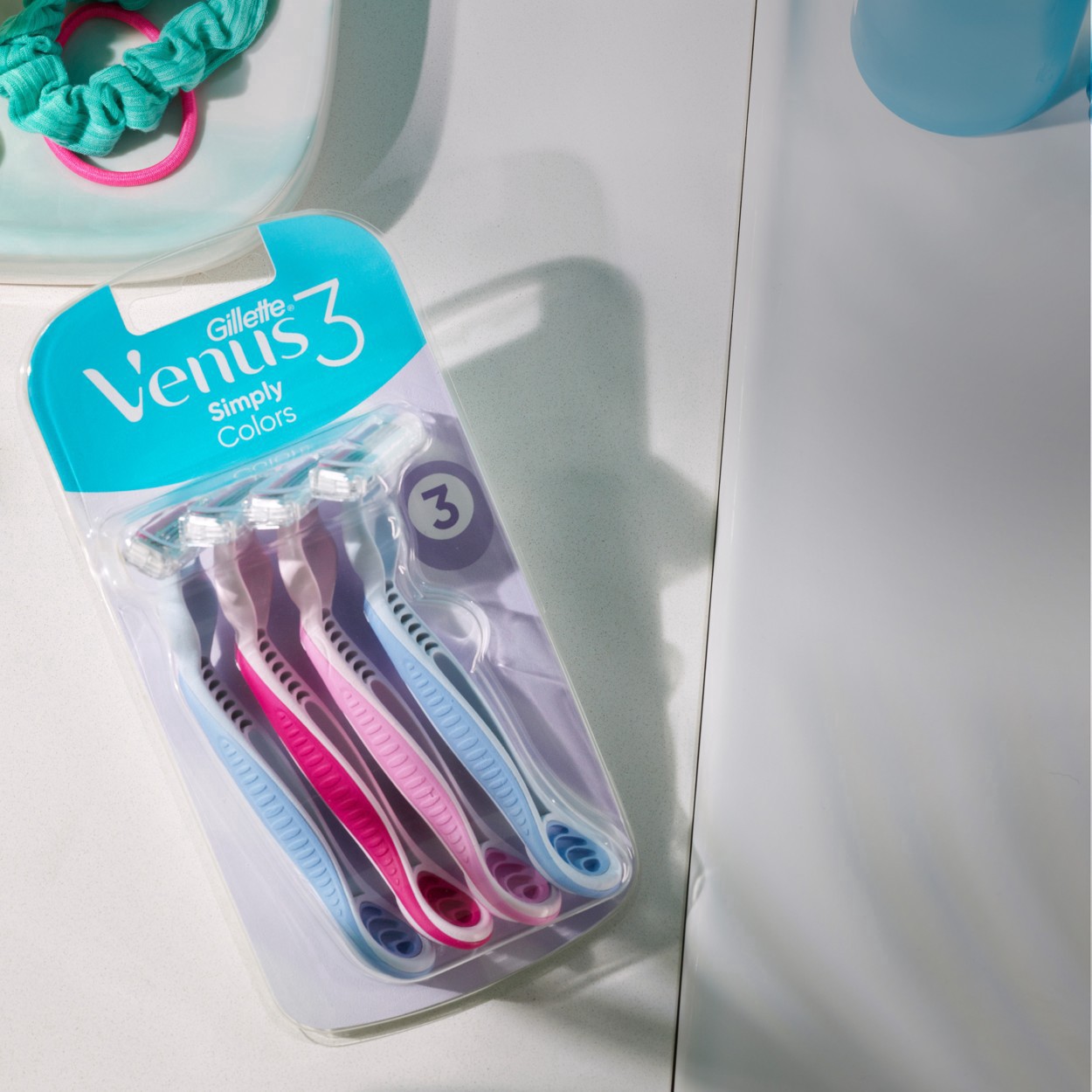slide 11 of 11, Venus Simply3 Women's Disposable Razors - 8ct, 8 ct