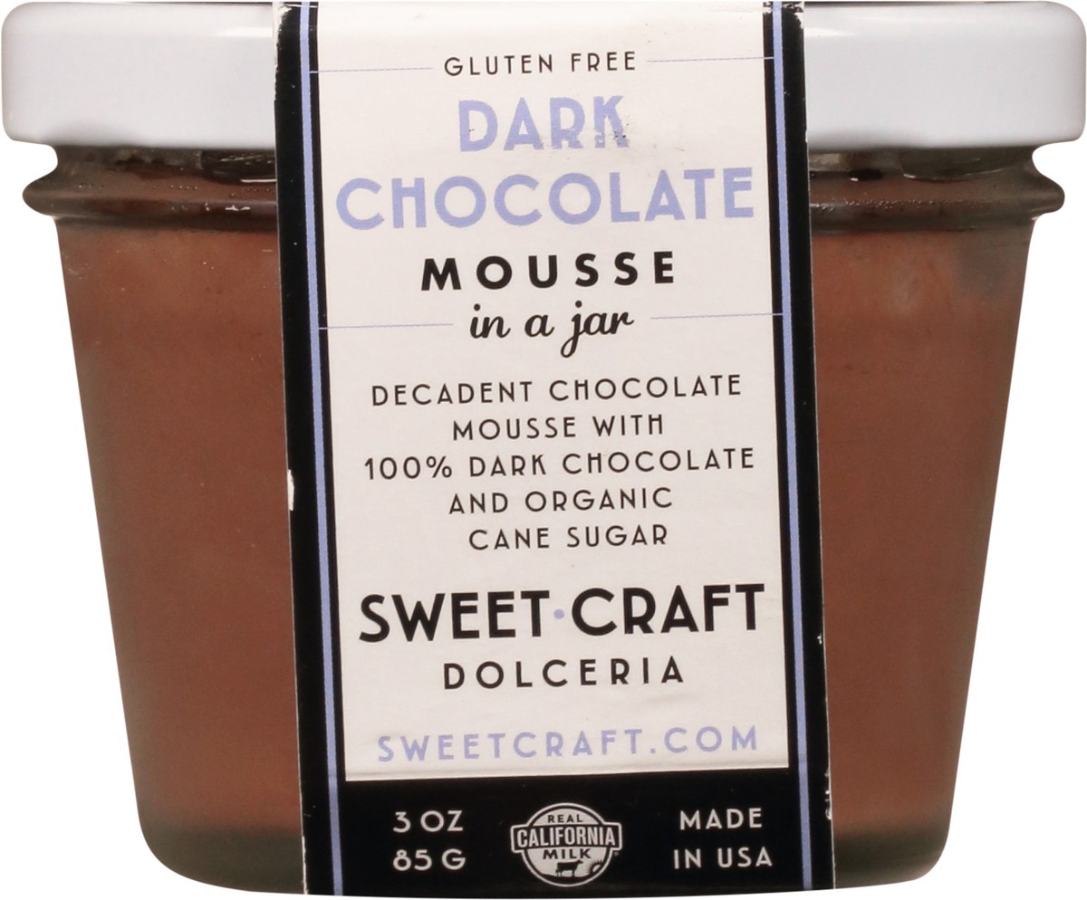 slide 5 of 9, Sweet Craft Dolceria Gluten Free Dark Chocolate Mousse in a Jar 3 oz, 3 oz