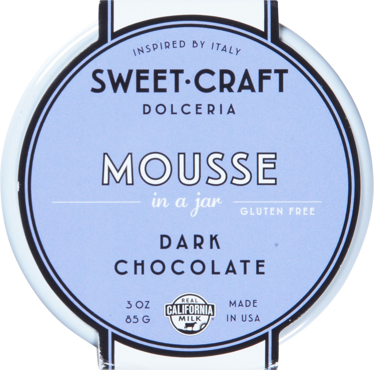 slide 7 of 9, Sweet Craft Dolceria Gluten Free Dark Chocolate Mousse in a Jar 3 oz, 3 oz