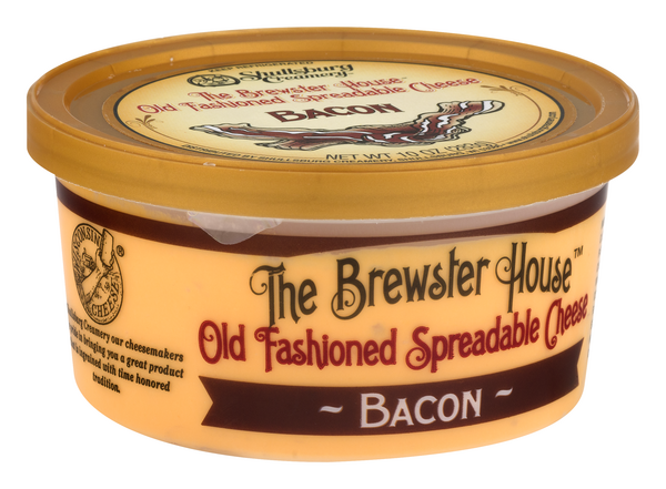 slide 1 of 1, Shullsburg Creamery The Brewster House Old Fashioned Spreadable Cheese Bacon, 10 oz