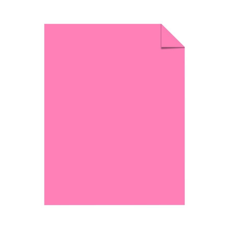 slide 3 of 5, ASTROBRIGHTS Color Card Stock, FSC Certified, 65 lb, Pulsar Pink, 250 ct; 8 1/2 in x 11 in