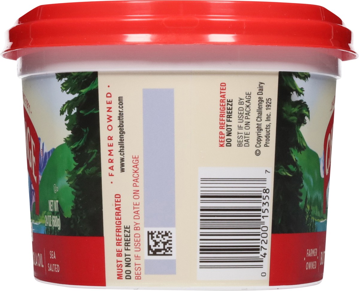 slide 10 of 14, Challenge Spreadable Sea Salted Butter with Canola Oil 24 oz, 24 oz