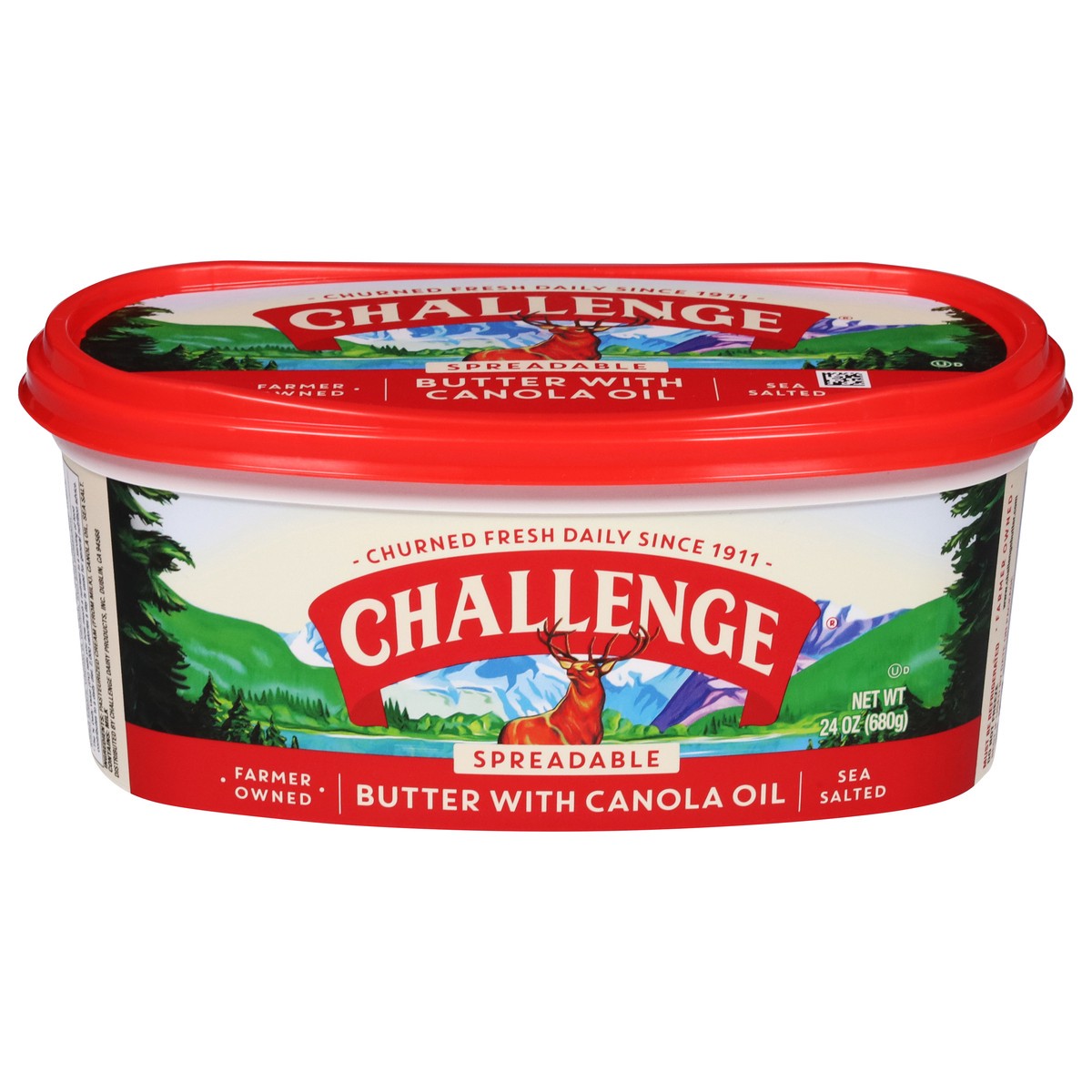 slide 4 of 14, Challenge Spreadable Sea Salted Butter with Canola Oil 24 oz, 24 oz
