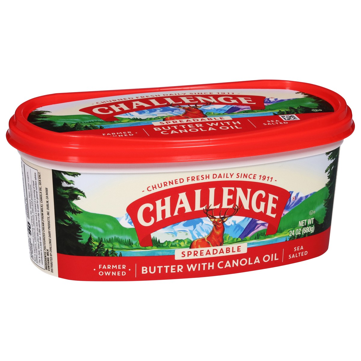slide 13 of 14, Challenge Spreadable Sea Salted Butter with Canola Oil 24 oz, 24 oz