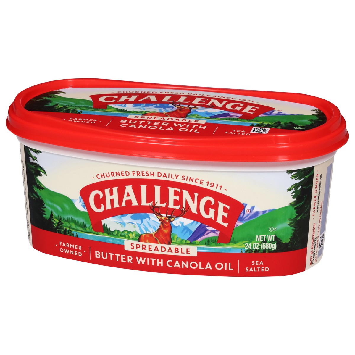 slide 8 of 14, Challenge Spreadable Sea Salted Butter with Canola Oil 24 oz, 24 oz