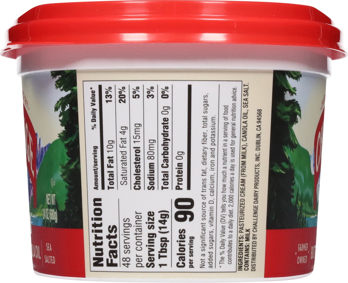 slide 12 of 14, Challenge Spreadable Sea Salted Butter with Canola Oil 24 oz, 24 oz