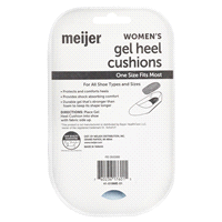 slide 3 of 5, Meijer Gel Heel Cushions - Women's, 1 Pair, 1 CT      