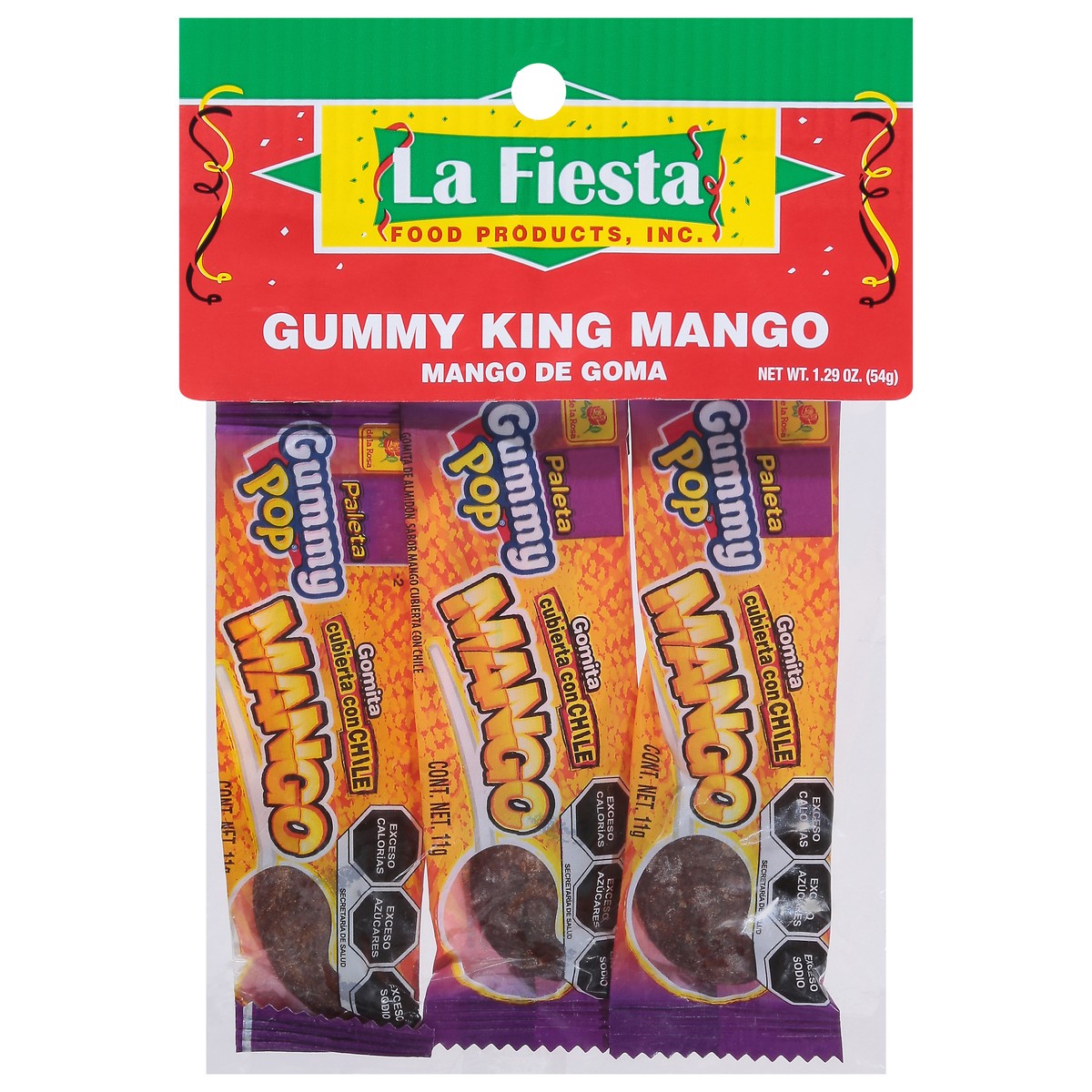 slide 4 of 13, La Fiesta Mango Gummy King 1.29 oz, 1.29 oz