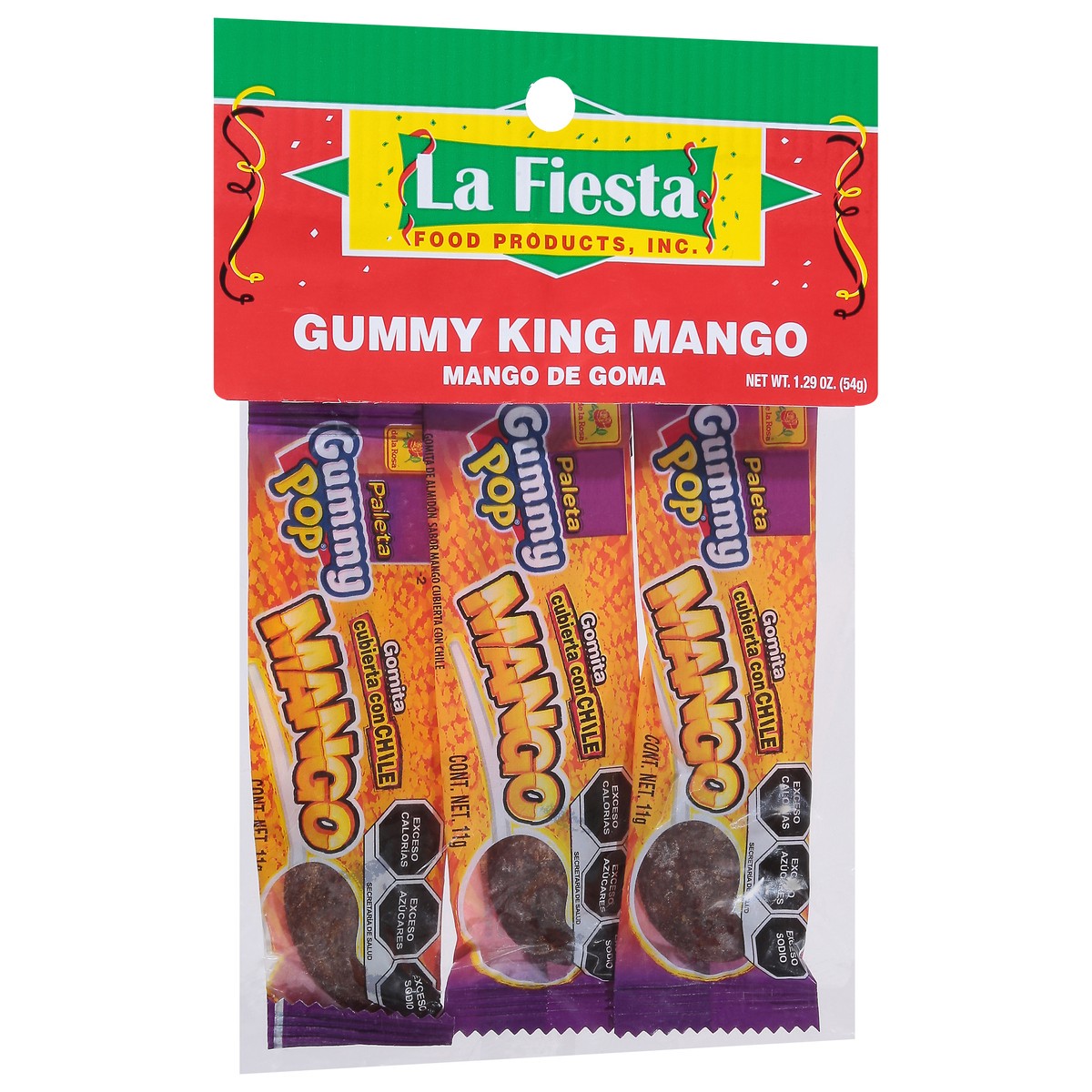 slide 8 of 13, La Fiesta Mango Gummy King 1.29 oz, 1.29 oz