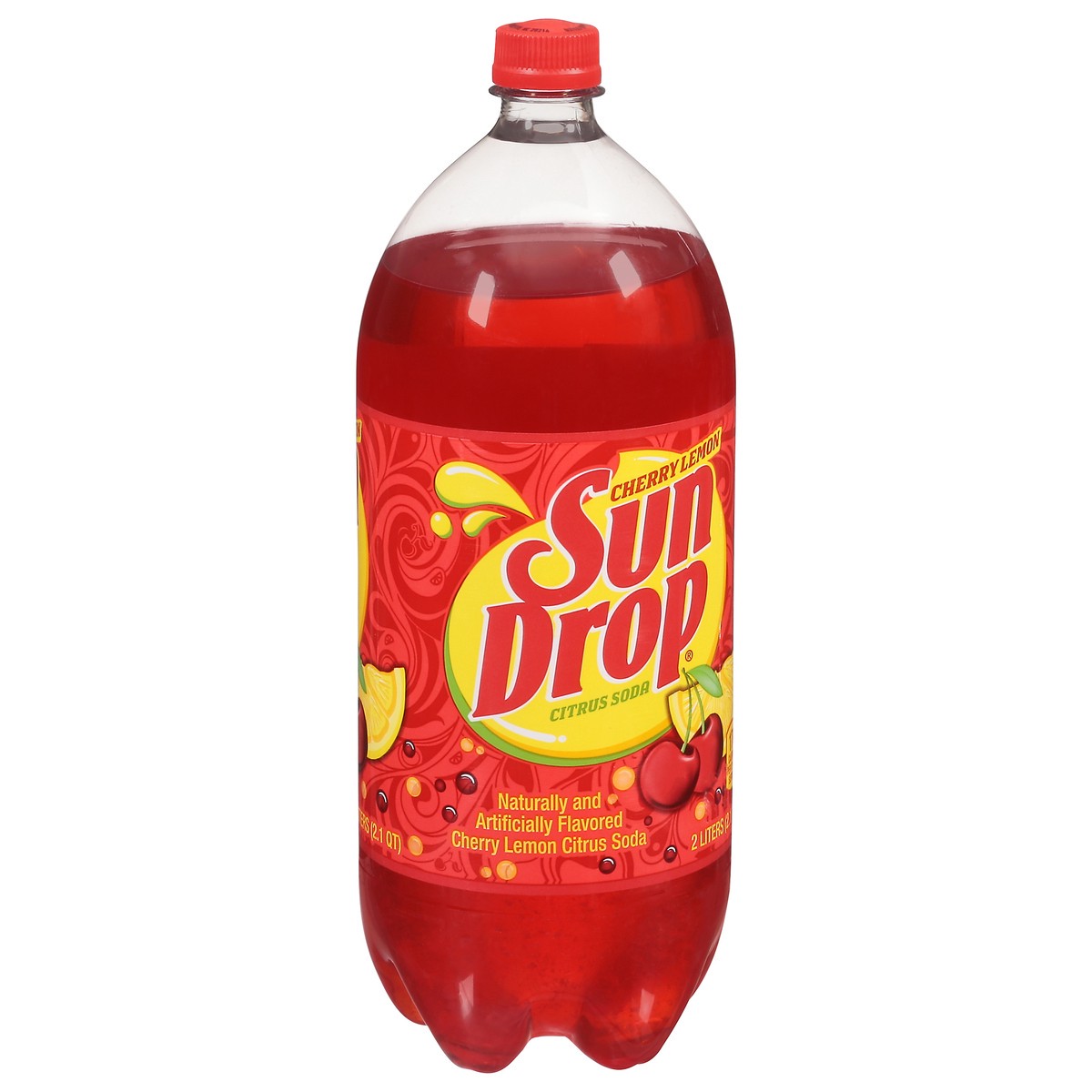 slide 7 of 9, Sun Drop Cherry Lemon Citrus Soda - 2 liter, 2 liter