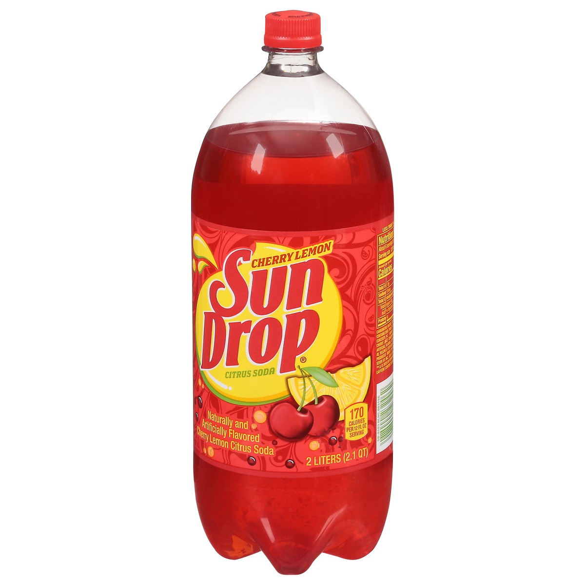 slide 4 of 9, Sun Drop Cherry Lemon Citrus Soda - 2 liter, 2 liter