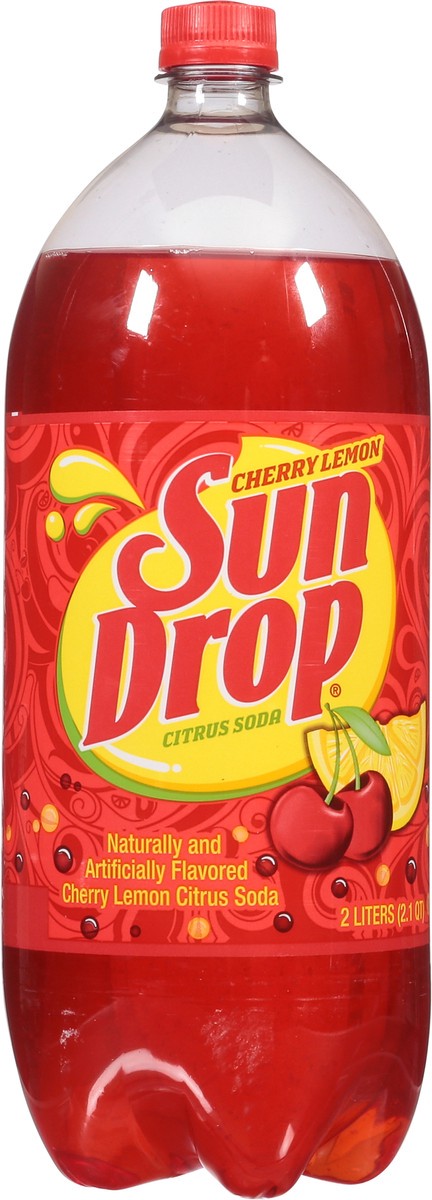 slide 2 of 9, Sun Drop Cherry Lemon Citrus Soda - 2 liter, 2 liter