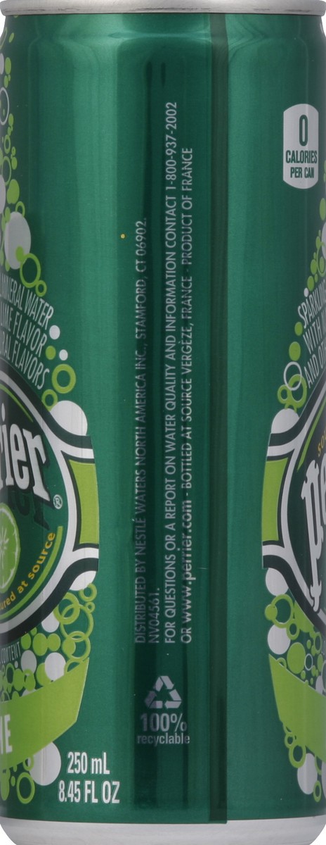 slide 4 of 5, PERRIER Lime Flavored Sparkling Mineral Water - 8.45 oz, 8.45 oz