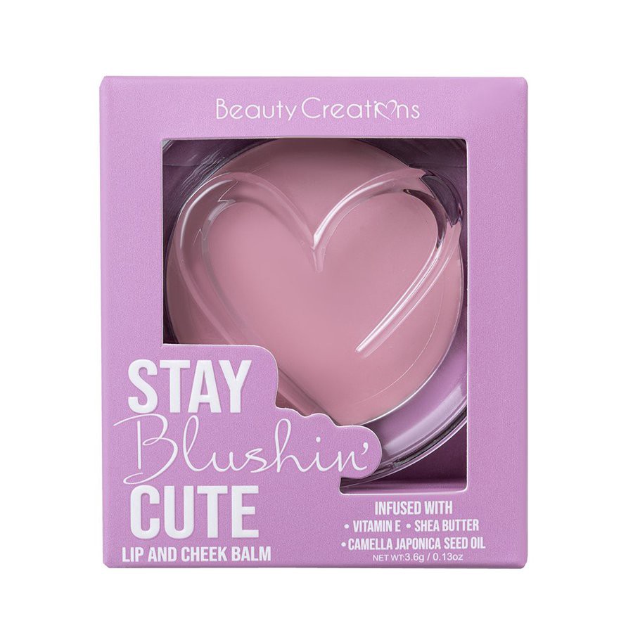slide 1 of 1, Beauty Creations Stay Blushin' Cute Lip & Cheek Balm - Blushin Dare Me, 0.13 oz