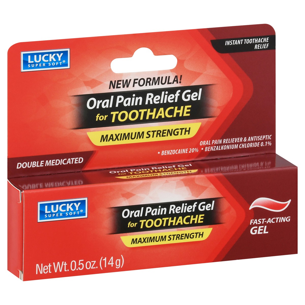 slide 7 of 9, Lucky Super Soft Lucky Toothache Relief Gel, 0.5 oz