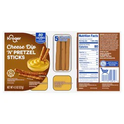 Kroger Cheese Dip 'N' Pretzel Sticks Packs