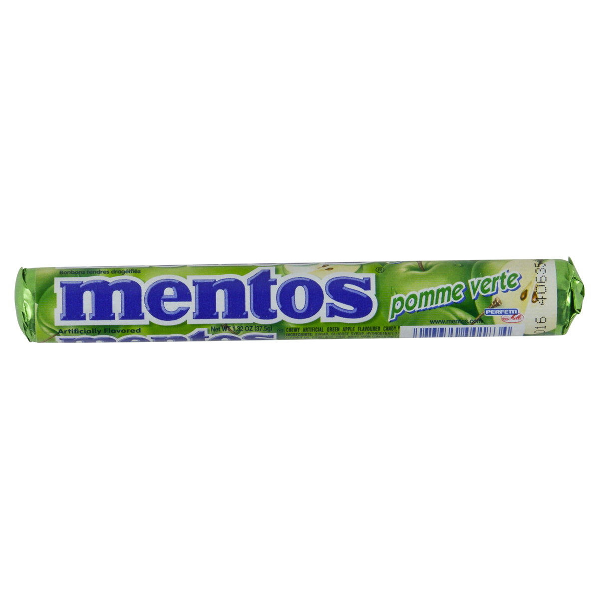 slide 3 of 4, Mentos Green Apple, 1.32 oz