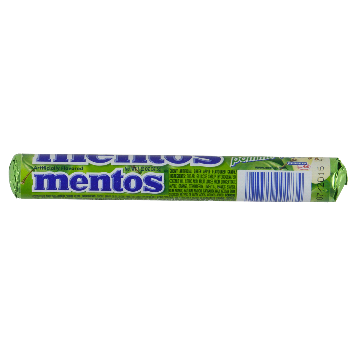 slide 4 of 4, Mentos Green Apple, 1.32 oz