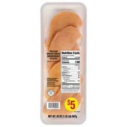 Kroger Thin Sliced Boneless Skinless Chicken Breast with Rib Meat