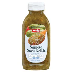 Weis Quality Sweet Relish Squeeze - 9 fl oz