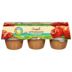 Full Circle Market Organic Unsweetened Applesauce Cups 6 ct