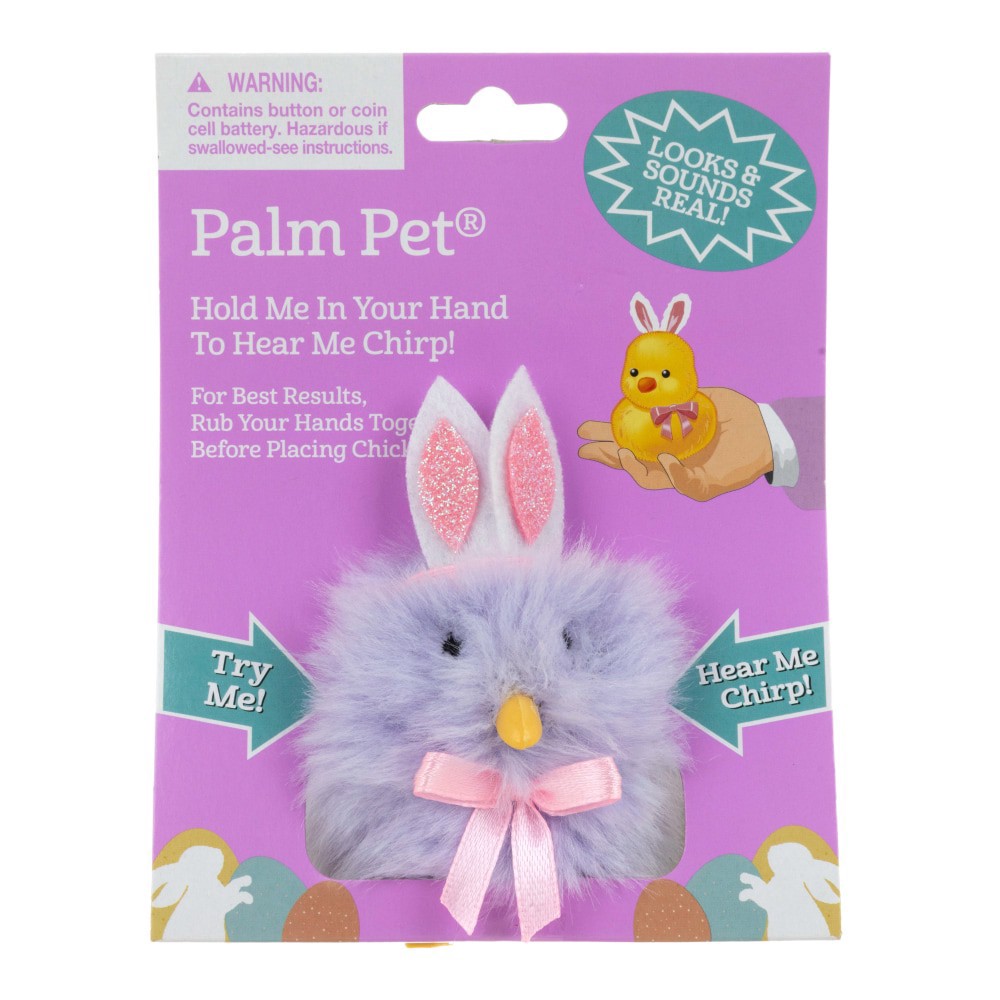 slide 2 of 6, DanDee Palm Pet® Easter Chick - Purple, 1 ct
