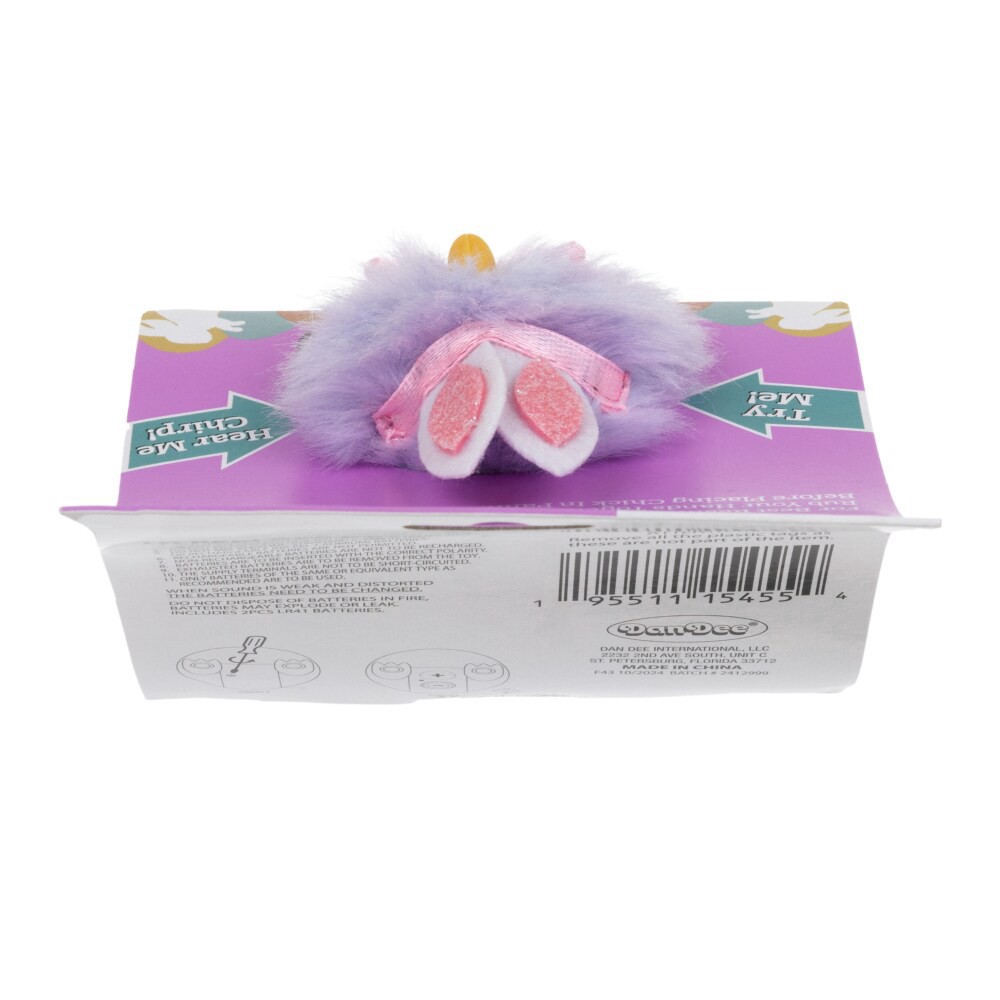 slide 6 of 6, DanDee Palm Pet® Easter Chick - Purple, 1 ct