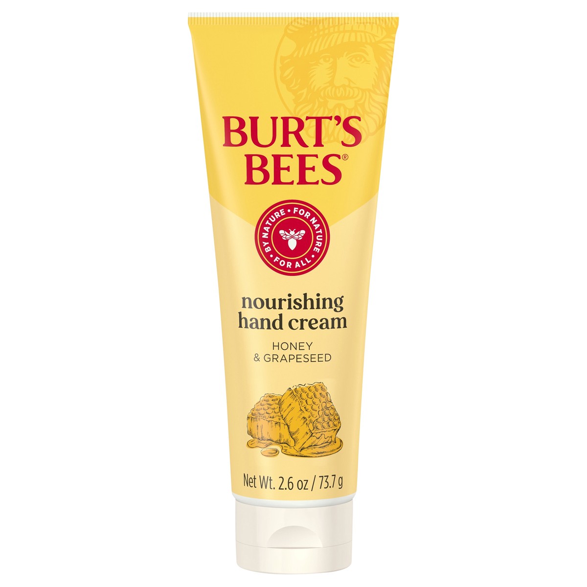 slide 1 of 19, Burt's Bees Honey & Grapeseed Hand Cream, 2.6 oz