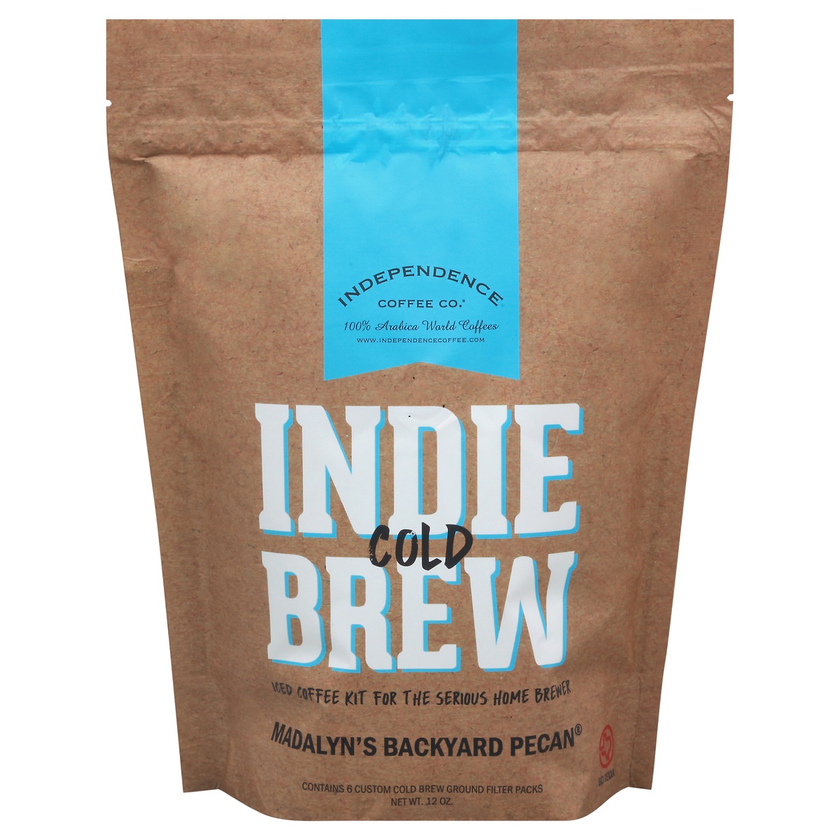 slide 1 of 1, Independence Coffee Co. Cold Brew Madalyn's Backyard Pecan Iced Coffee Kit, 6 ct