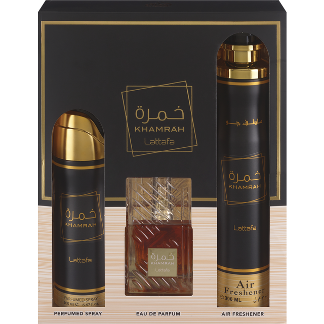 slide 1 of 1, M-Lattafa Khamrah 3pc Set, 3 pc