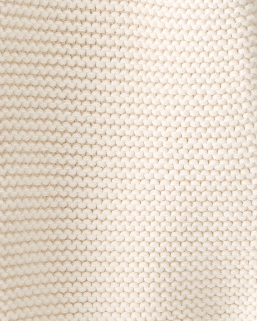 slide 2 of 4, Littleplanet Toddler Organic Cotton Signature Stitch Cardigan Sweet Cream 5T, 1 ct