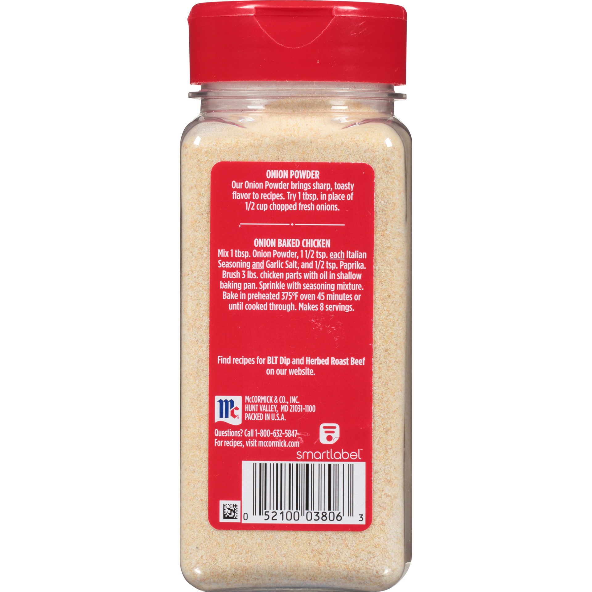 slide 2 of 5, McCormick Onion Powder, 7.62 oz