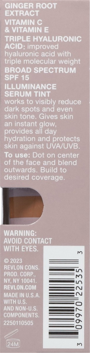 slide 10 of 13, Revlon Illuminance Broad Spectrum SPF 15 Rich Sand 505 Serum Tint 0.94 fl oz, 0.94 fl oz