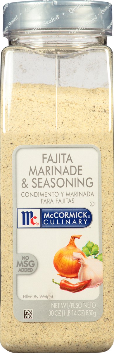 slide 3 of 13, McCormick Culinary Fajita Seasoning Mix, 30 oz