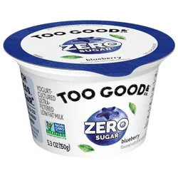 Too Good & Co. Yogurt, Zero Sugar, Blueberry - 5.3 oz