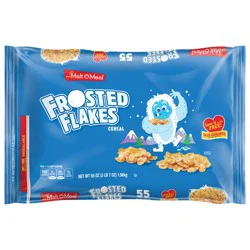 Malt-O-Meal Frosted Flakes Cereal, Frosty Flakes Breakfast Cereal, 55 OZ Bag