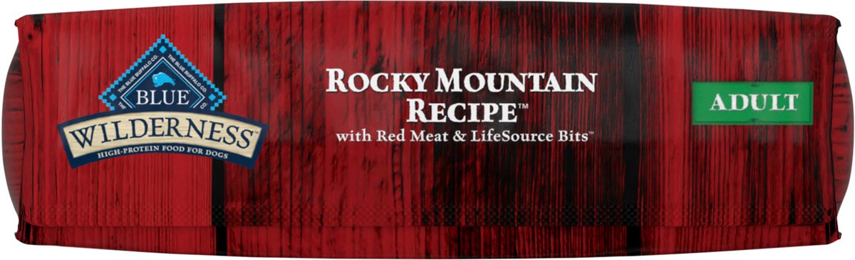 slide 5 of 13, Blue Buffalo Wilderness Rocky Mountain Recipe High Protein, Natural Adult Dry Dog Food, Red Meat 22-lb, 22 lb