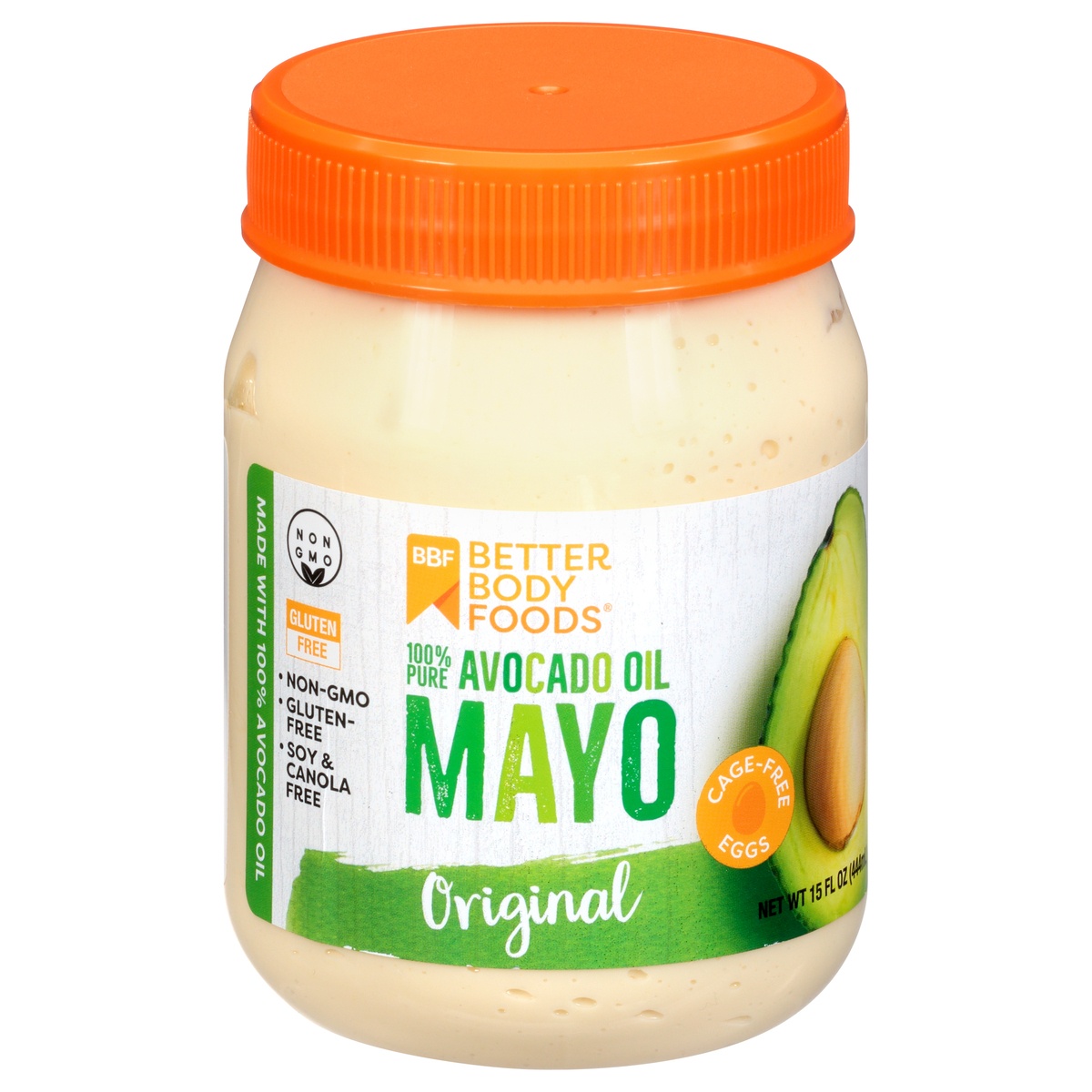 slide 1 of 10, BetterBody Foods Mayo, Original, 15 oz