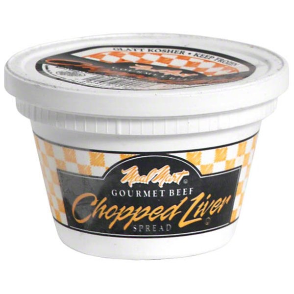 slide 1 of 1, Meal Mart Chopped Beef Liver Spread - Glatt Kosher, 12 oz