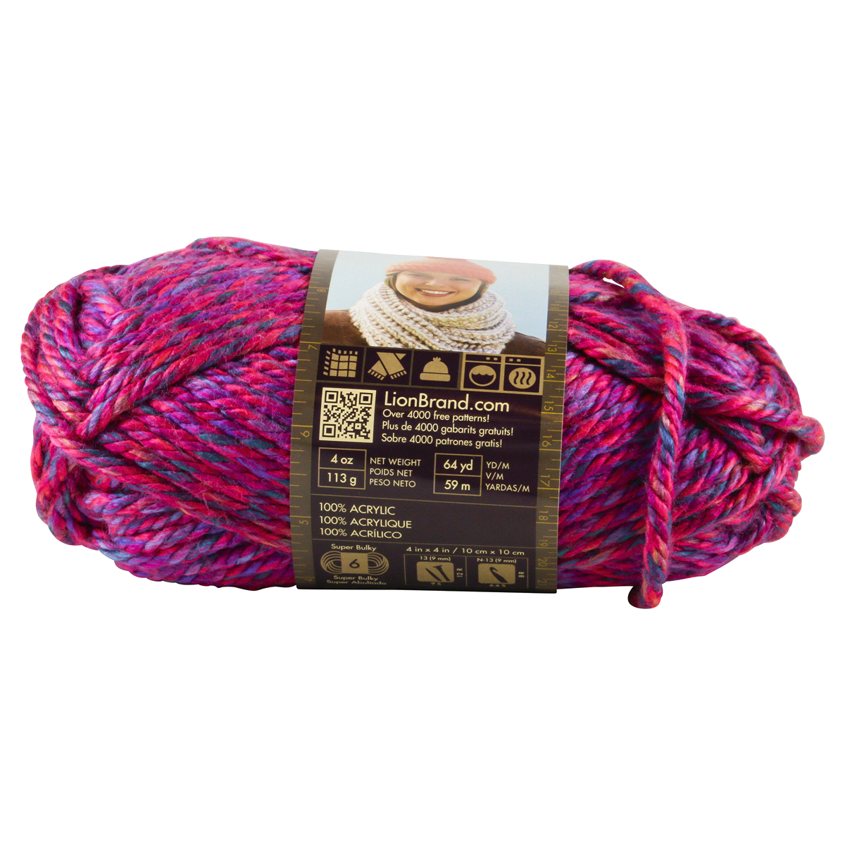 slide 2 of 3, Lion Brand Yarn Hometown USA Phoenix Azalea, 64 yd