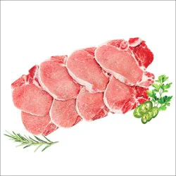 Pork Chop Center Cut - Bone In Jumbo Pack