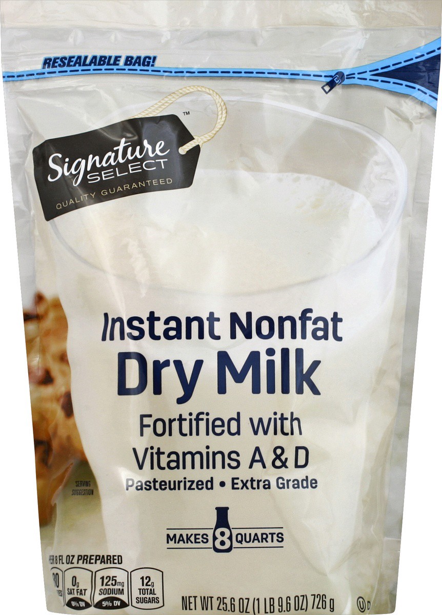 slide 2 of 5, Signature Select Dry Milk 25.6 oz, 25.6 oz