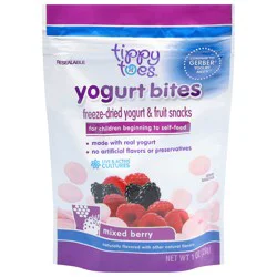 Tippy Toes Mixed Berry Yogurt Bites 1 oz