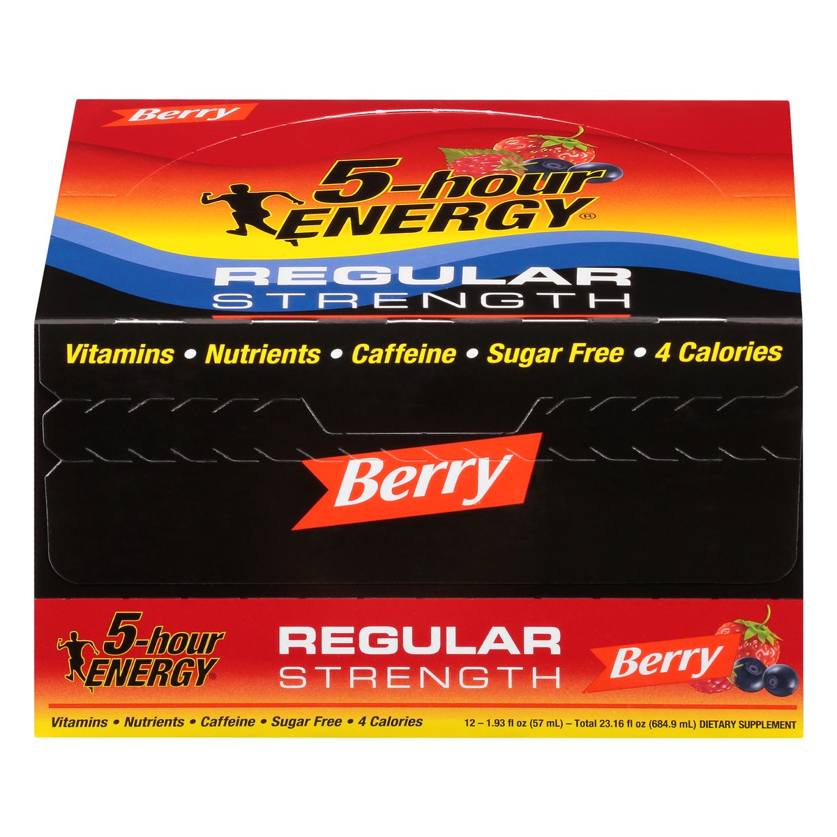 slide 1 of 13, 5-Hour Energy 12 Pack Regular Strength Berry Energy Shot 9 ea, 9 ct