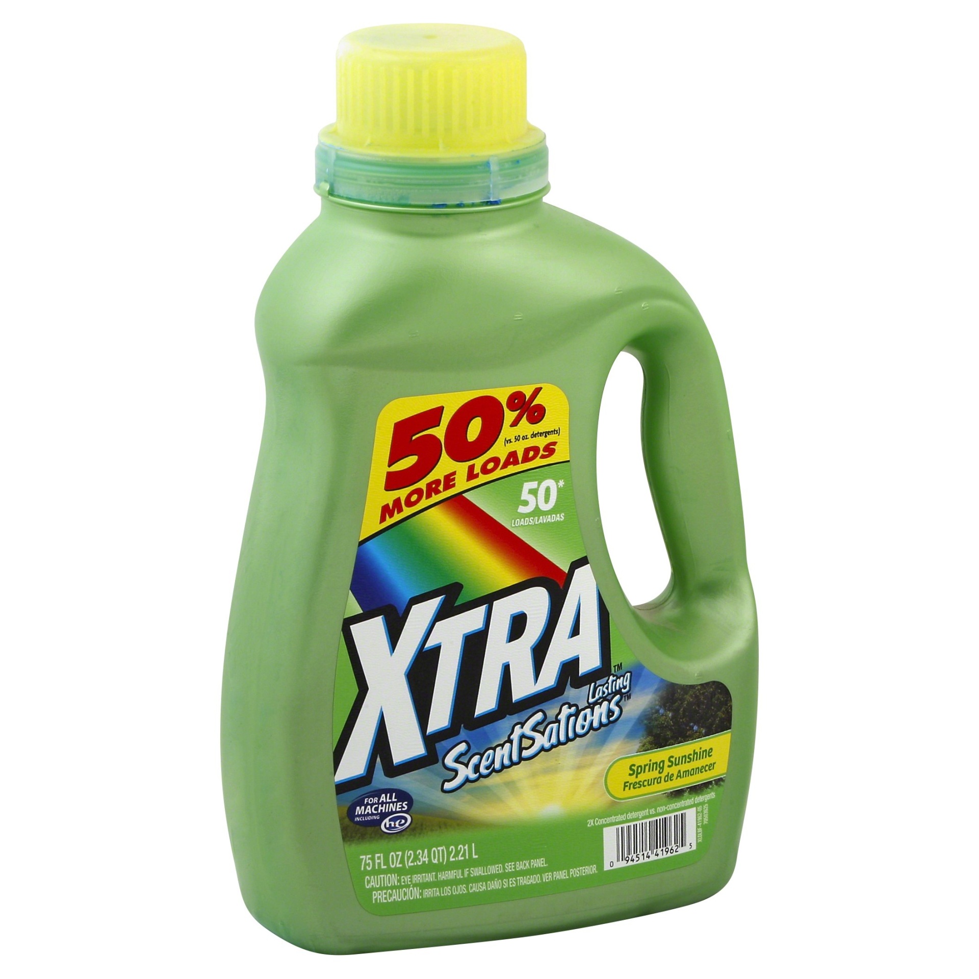slide 1 of 4, Xtra Lasting ScentSations Spring Sunshine Liquid Laundry Detergent, 75 fl oz