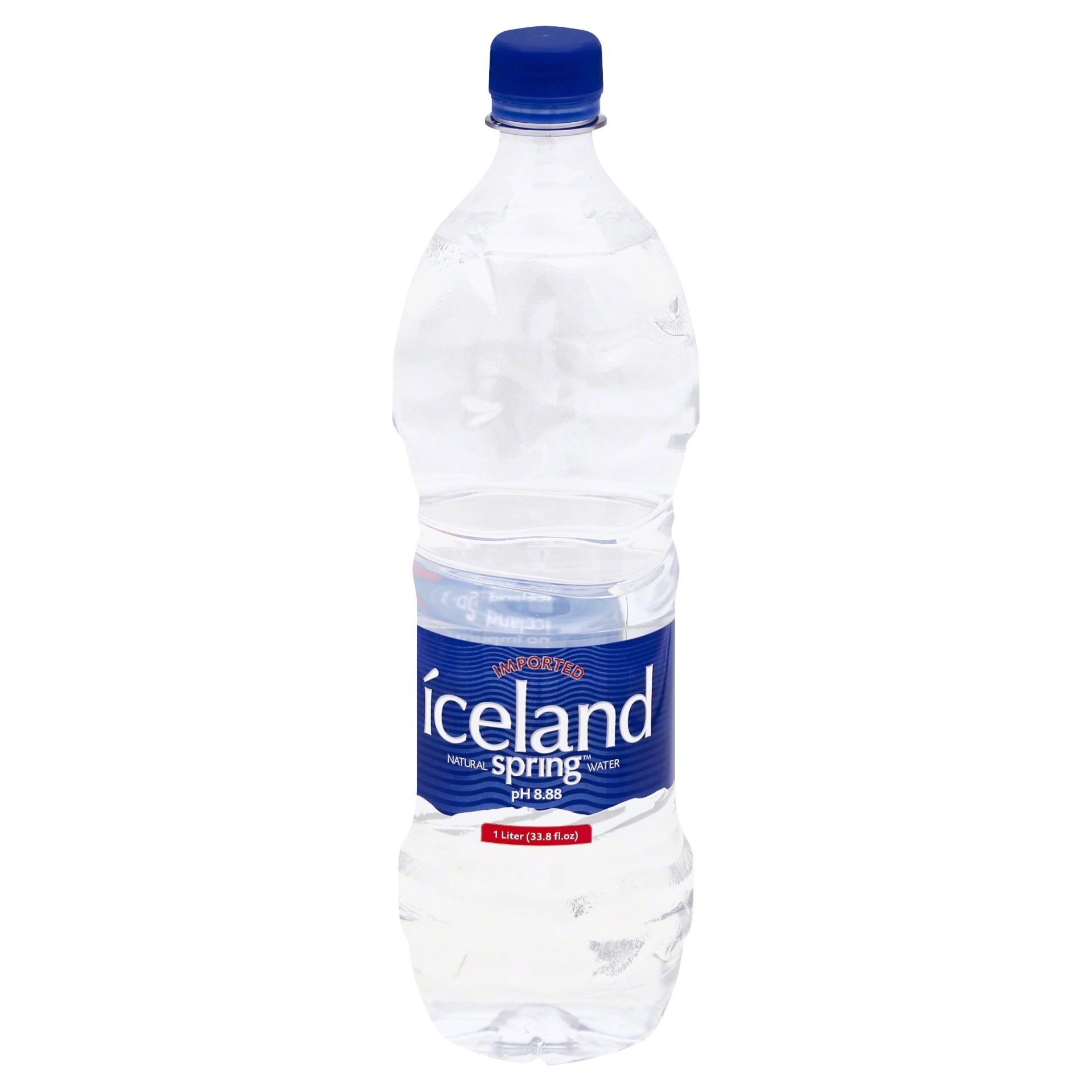 slide 1 of 4, Iceland Spring Spring Water, 33.8 oz